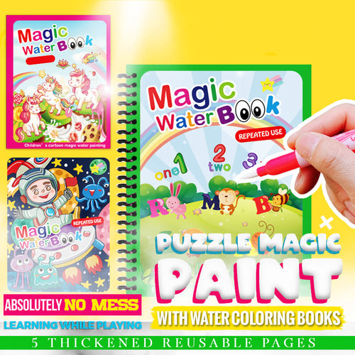 Herbruikbaar magisch waterkleurboek voor kinderen