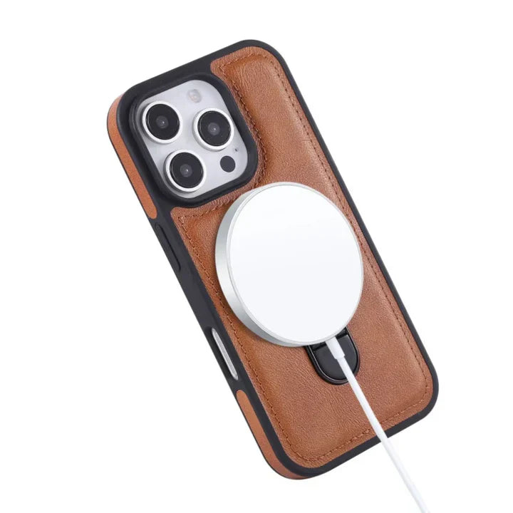 Elegante iPhone-hoes met verborgen standaard