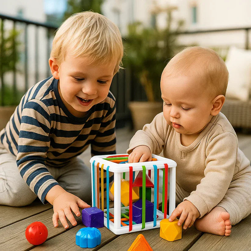 Vormensorteerdoos voor de motorische ontwikkeling en vroege educatie van kinderen