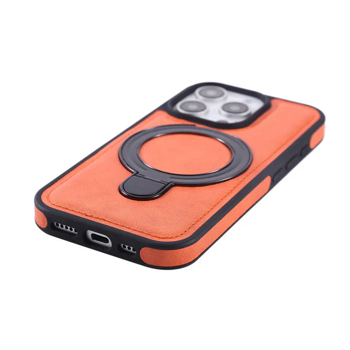 Elegante iPhone-hoes met verborgen standaard
