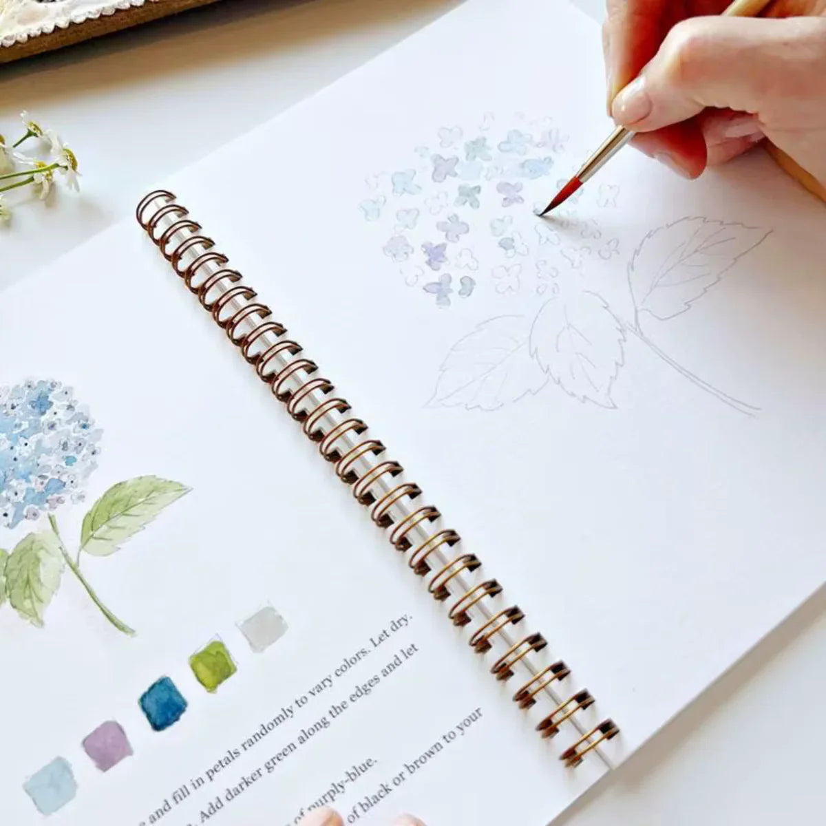 Aquarel-tekenboek – helpt je tot rust komen en ontspannen!