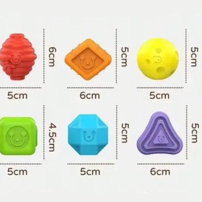 Vormensorteerdoos voor de motorische ontwikkeling en vroege educatie van kinderen