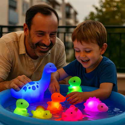 Lichtgevend dinosaurus-waterspeelgoed