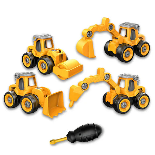 Bouwvoertuigen DIY-set voor kleine ingenieurs