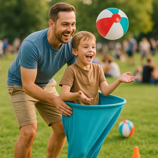 Het ballenvangspel voor het hele gezin