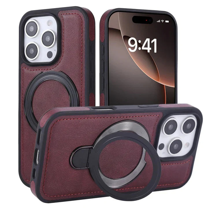 Elegante iPhone-hoes met verborgen standaard