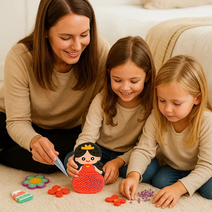 Betoverende kralenmozaïek – creatief knutselpakket voor kinderen