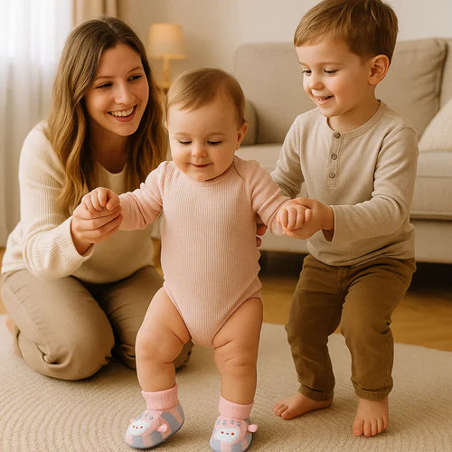 Zeer zachte en antislip babysokjes