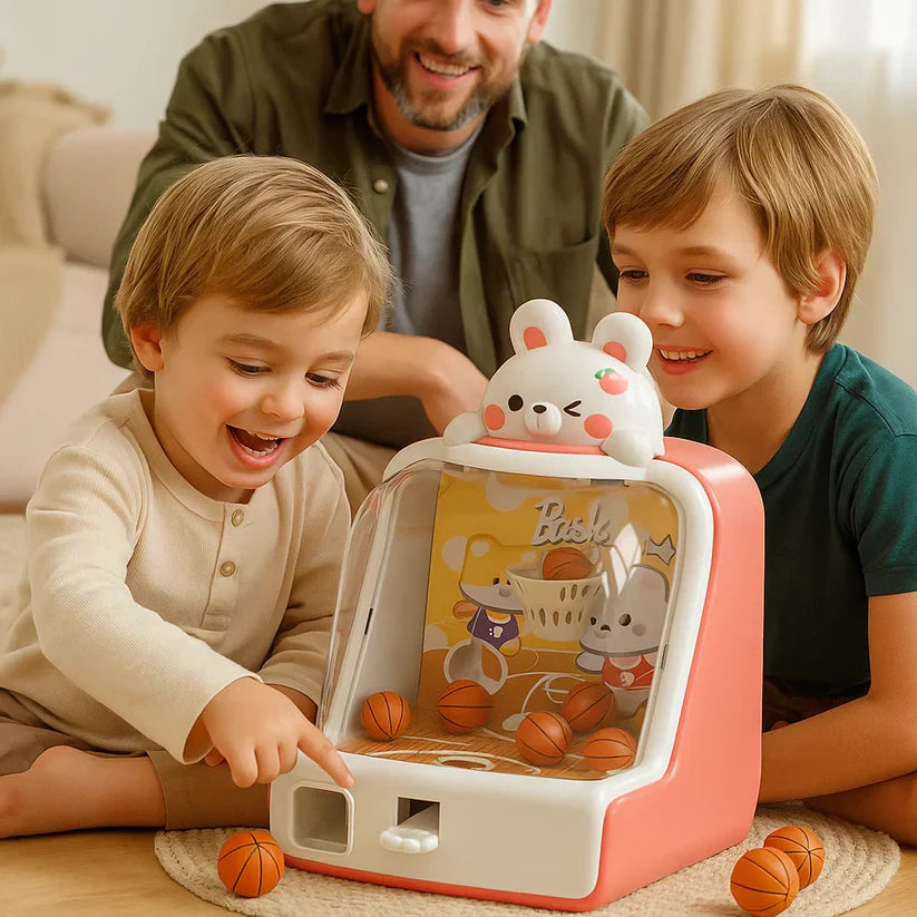 Mini basketbalautomaat voor kinderen