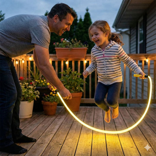 Verlichte LED-springtouw