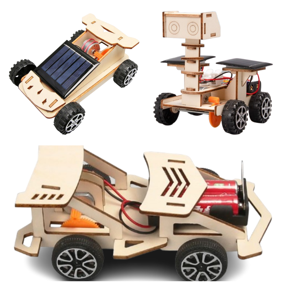 Creatieve handgemaakte technische speelgoedjes