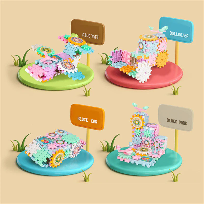 Elektrische bouwblokjes voor de creatieve ontwikkeling en vaardigheden van kleintjes