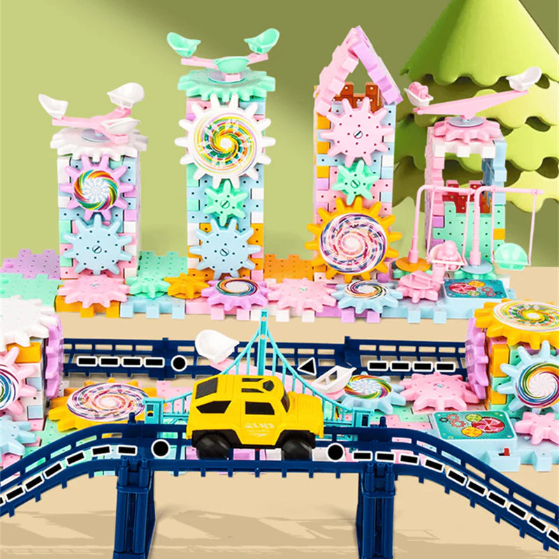 Elektrische bouwblokjes voor de creatieve ontwikkeling en vaardigheden van kleintjes