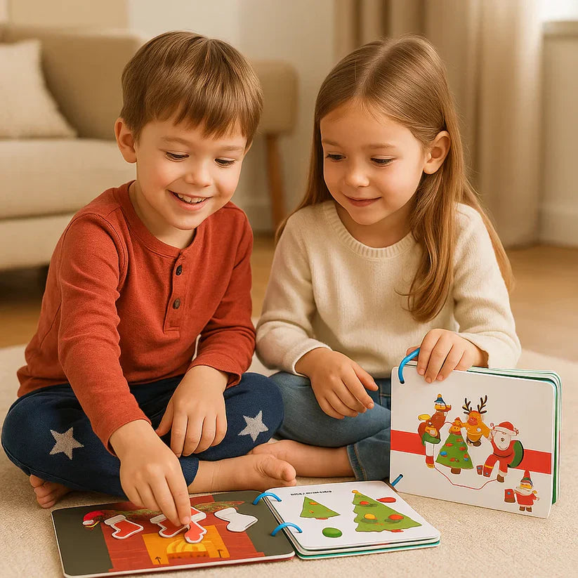 Educatief Montessori-boek met kerstverhalen