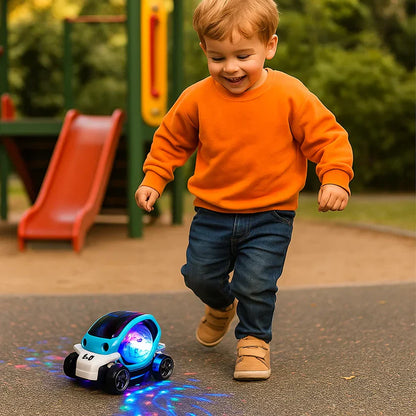 Helende 360° muzikale stuntauto