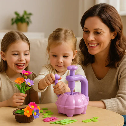 Creatieve bloemen-constructieset