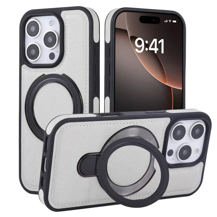 Elegante iPhone-hoes met verborgen standaard