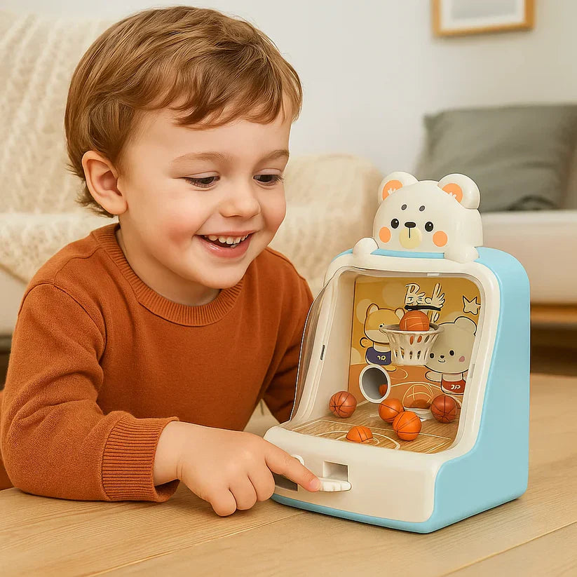 Mini basketbalautomaat voor kinderen