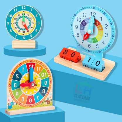 Educatief klokspeelgoed voor kinderen om tijd te leren herkennen