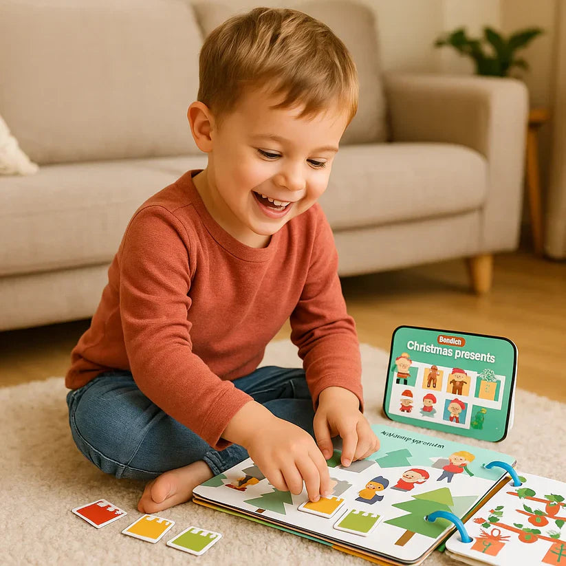 Educatief Montessori-boek met kerstverhalen