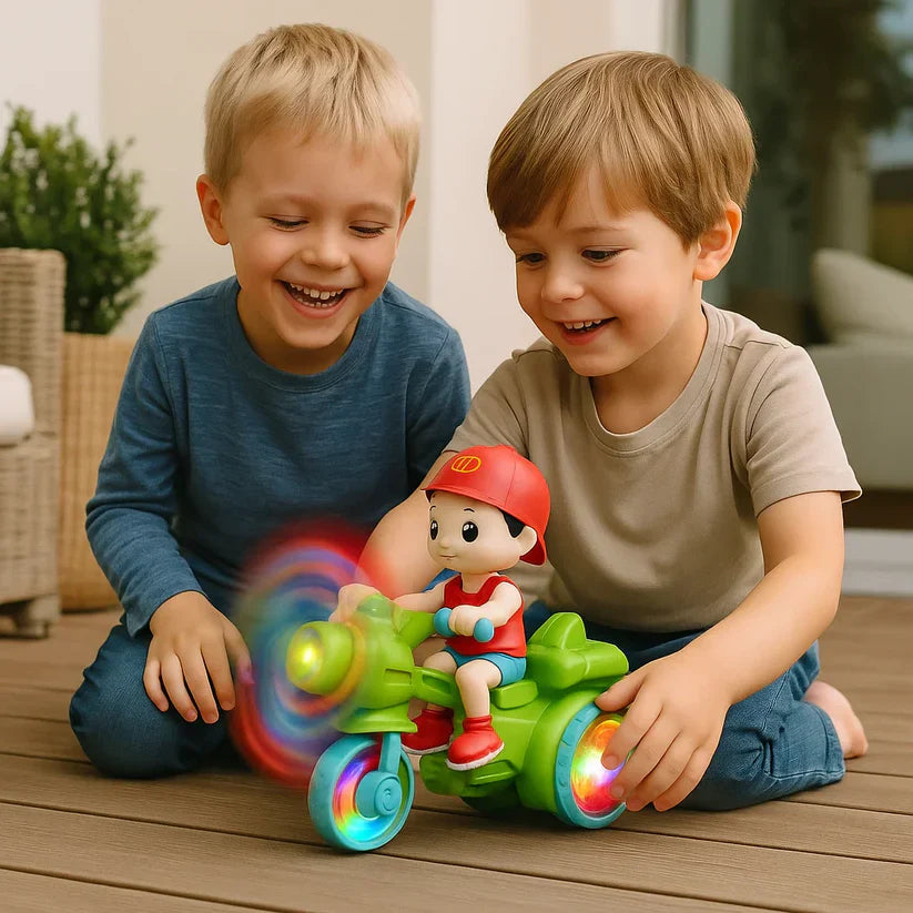Helend muzikaal stunt­speeltje voor kinderen