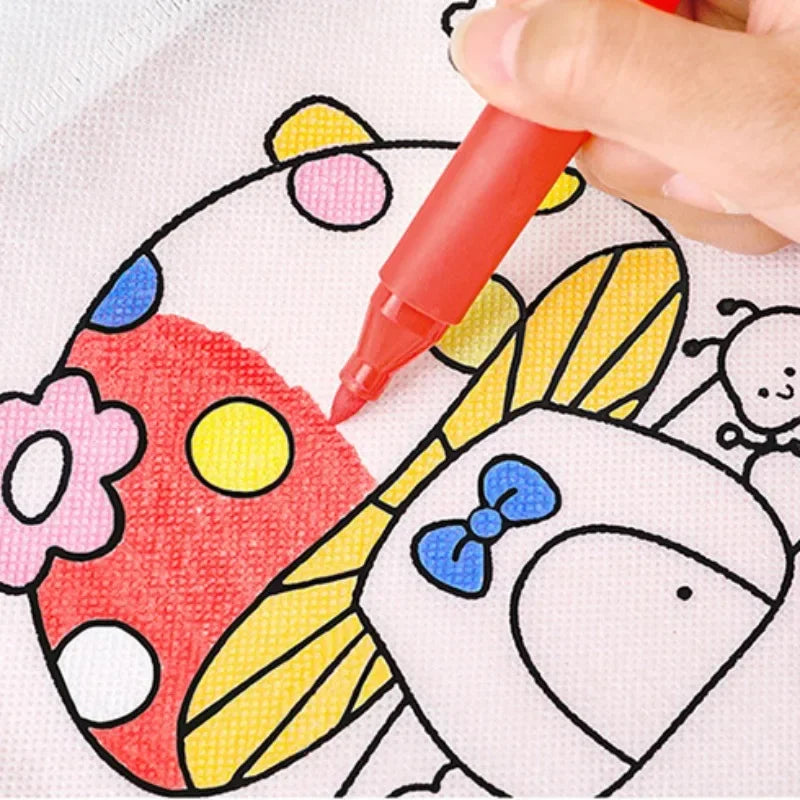 Creatieve kleur- en knutselset voor kinderen met stiften