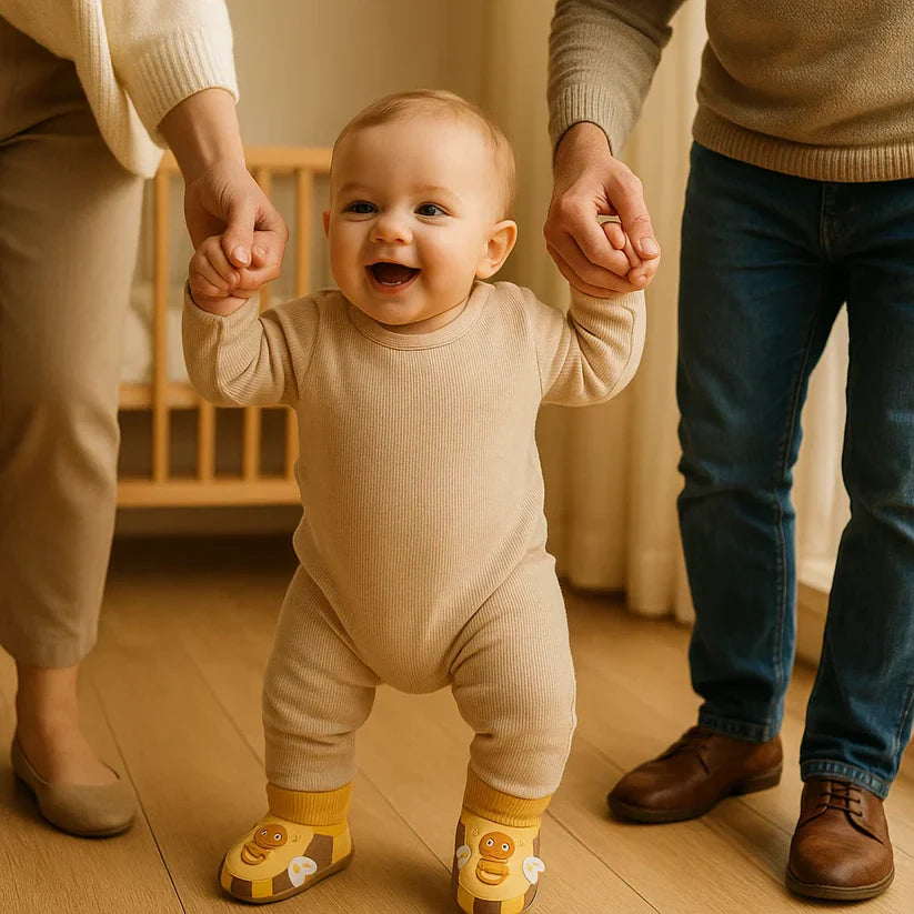 Zeer zachte en antislip babysokjes