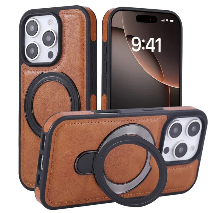 Elegante iPhone-hoes met verborgen standaard