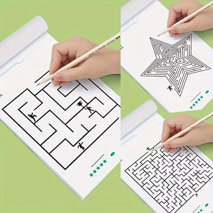 192 doolhofpuzzels – een boek dat concentratie en denkvermogen traint
