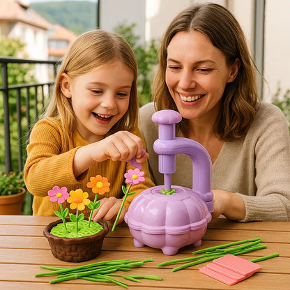 Creatieve bloemen-constructieset