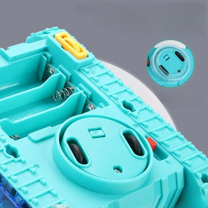 Dansende en lichtgevende muzikale graafmachine