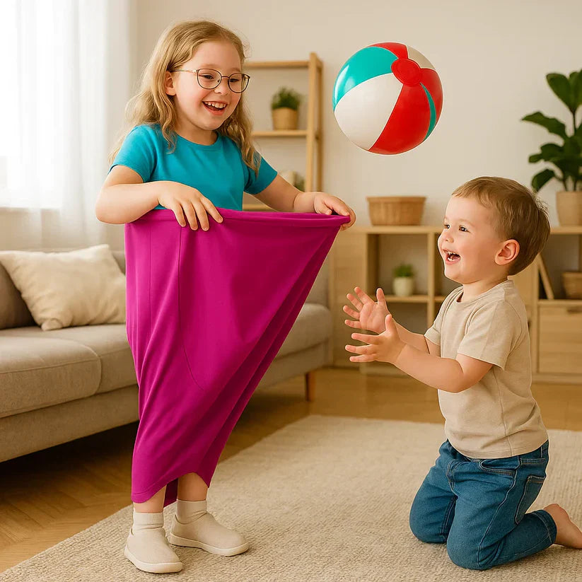 Het ballenvangspel voor het hele gezin