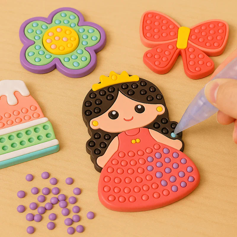 Betoverende kralenmozaïek – creatief knutselpakket voor kinderen