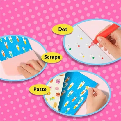 Creatieve regenboog-tekenset