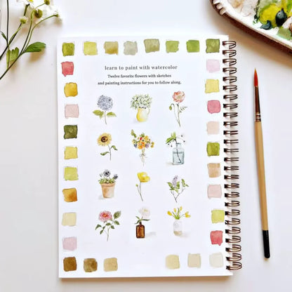 Aquarel-tekenboek – helpt je tot rust komen en ontspannen!