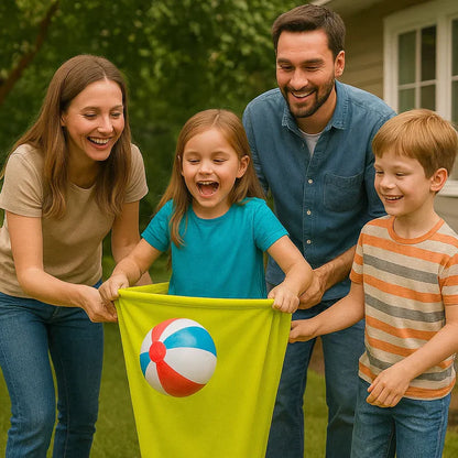 Het ballenvangspel voor het hele gezin