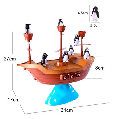 Pinguïn-piratenboot – Een evenwichtsspel voor de hele familie