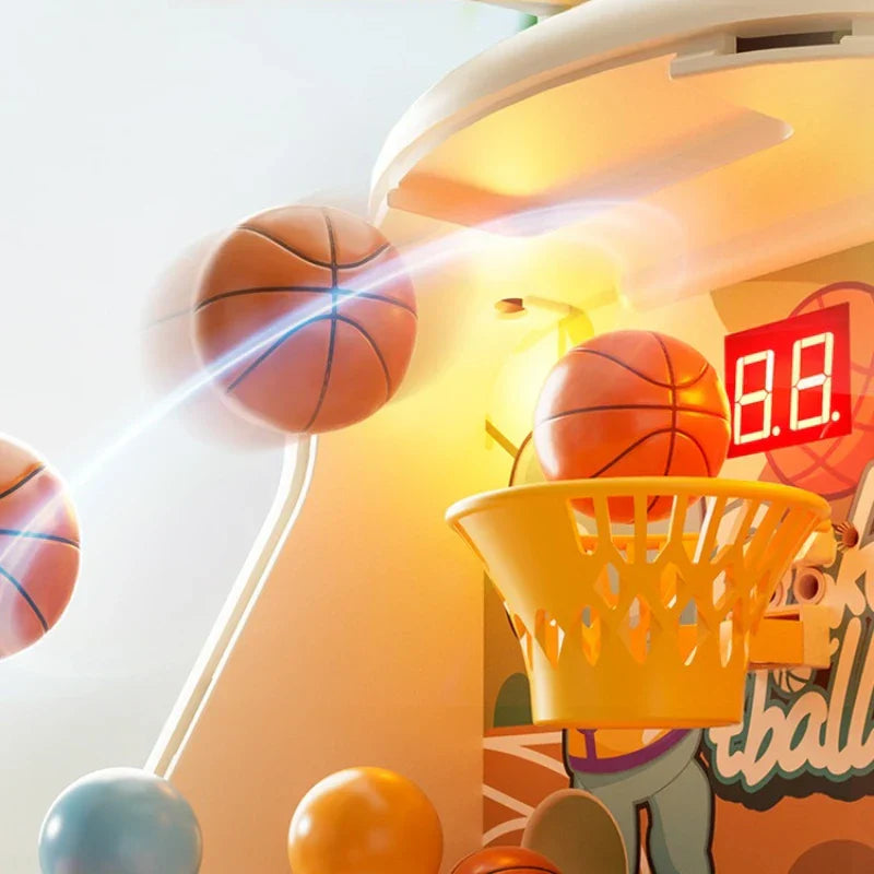 Mini basketbalautomaat voor kinderen