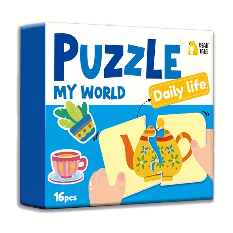 Kleurrijke educatieve puzzel voor kinderen