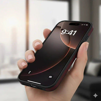 Elegante iPhone-hoes met verborgen standaard