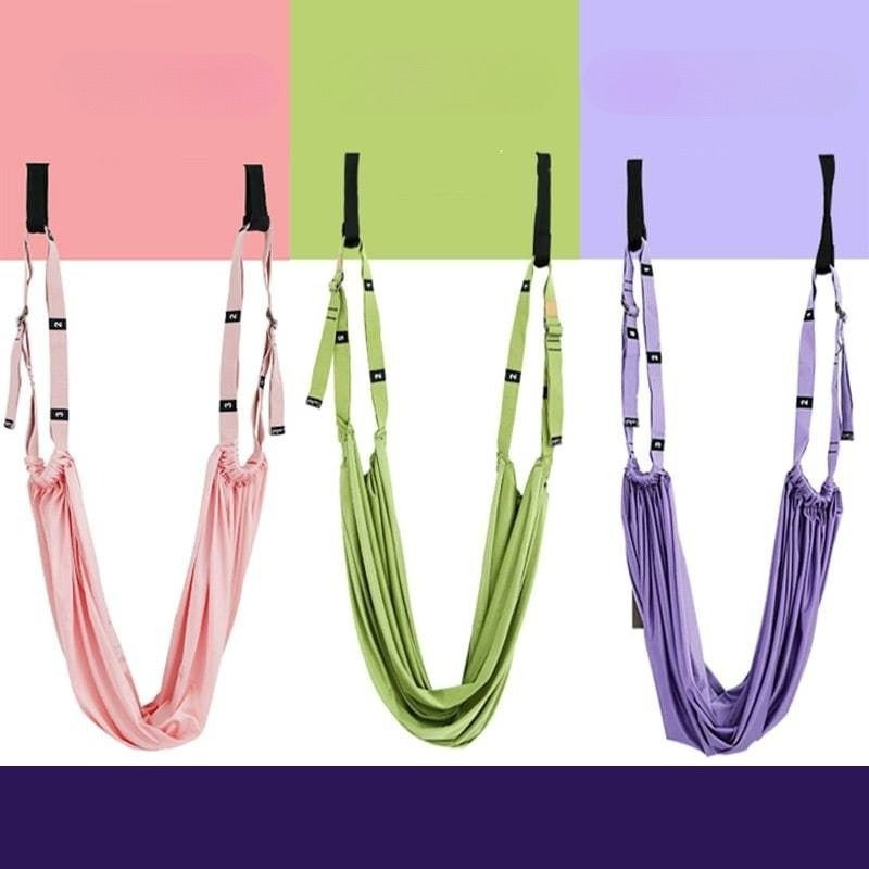 Verstelbare yoga- en pilates-stretchband