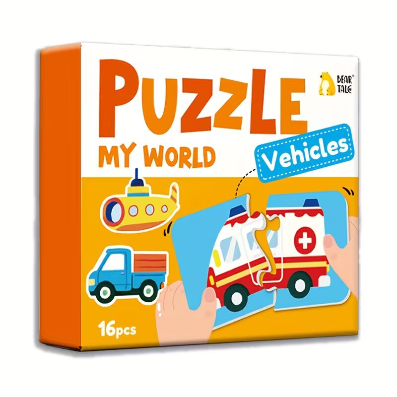 Kleurrijke educatieve puzzel voor kinderen