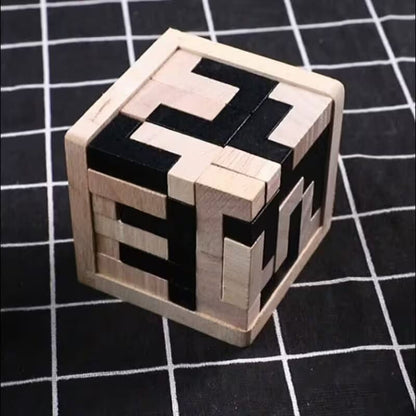 54-delige houten puzzel – een intensieve training voor je brein