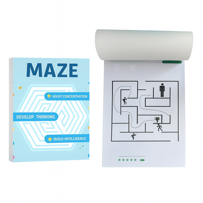 192 doolhofpuzzels – een boek dat concentratie en denkvermogen traint