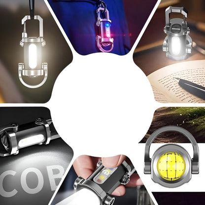 Oplaadbare heldere zaklamp met sleutelhanger