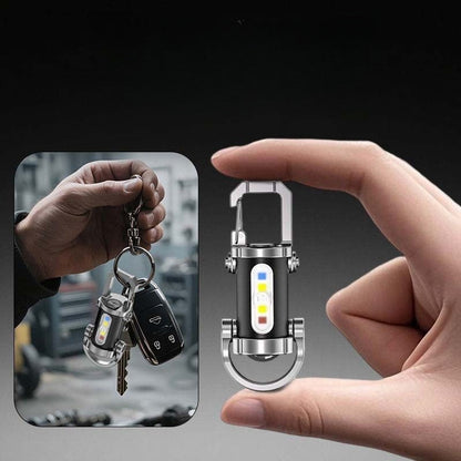 Oplaadbare heldere zaklamp met sleutelhanger