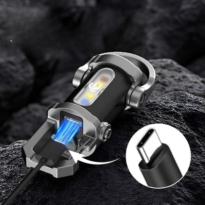 Oplaadbare heldere zaklamp met sleutelhanger