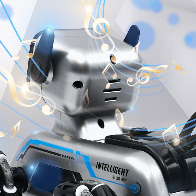 Slim acrobatisch robotje – licht, muziek en 360° stunts