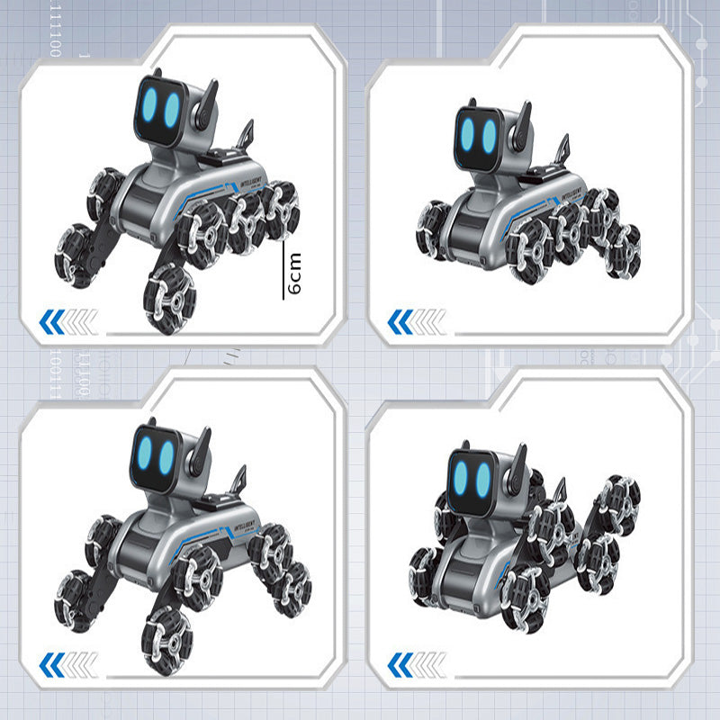 Slim acrobatisch robotje – licht, muziek en 360° stunts