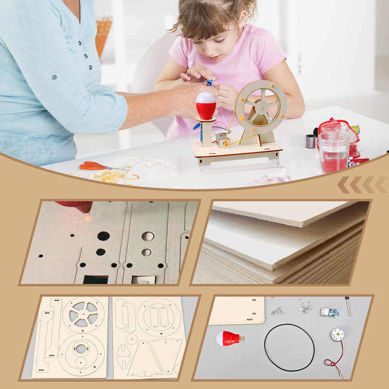 Creatieve handgemaakte technische speelgoedjes